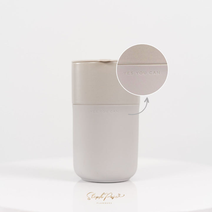 Inspirational Travel Mug - Grey