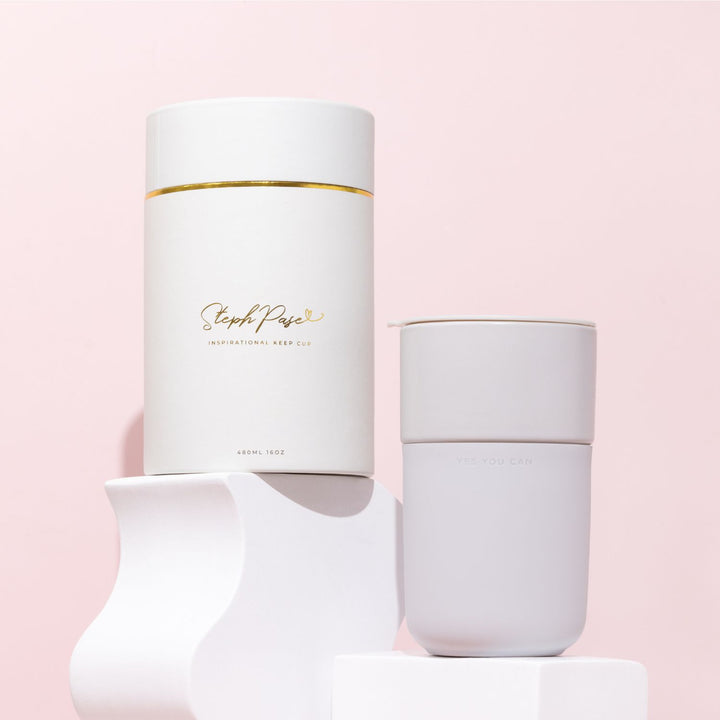 Inspirational Travel Mug - Grey