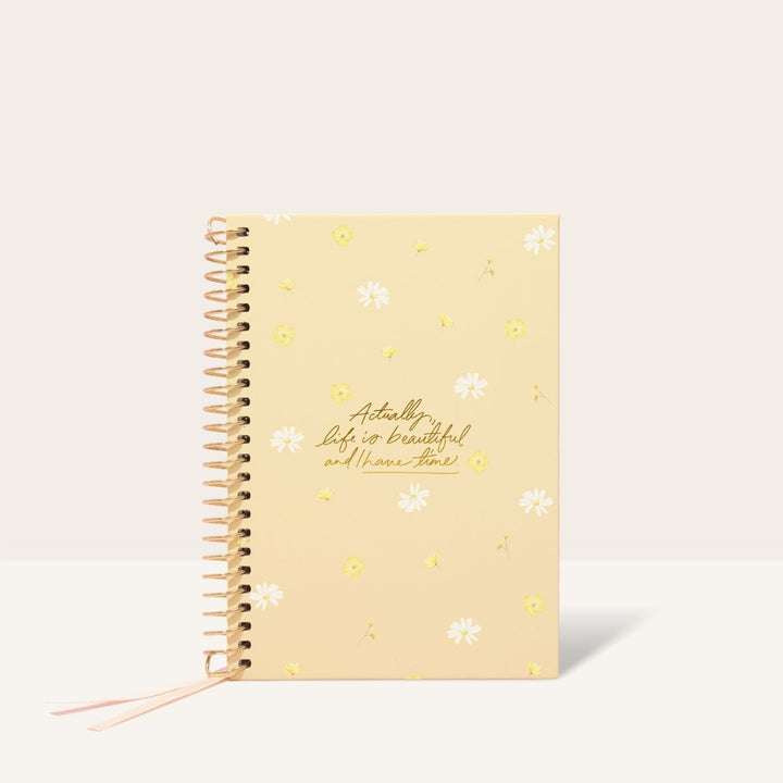 Luxe A5 Notebook - Daisy Yellow