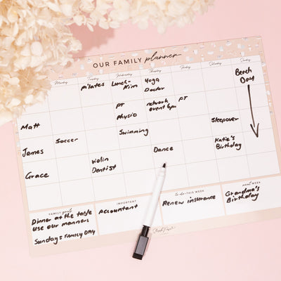Family Planner Magnet - Beige