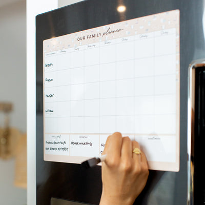 Family Planner Magnet - Beige