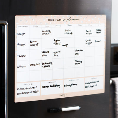 Family Planner Magnet - Beige