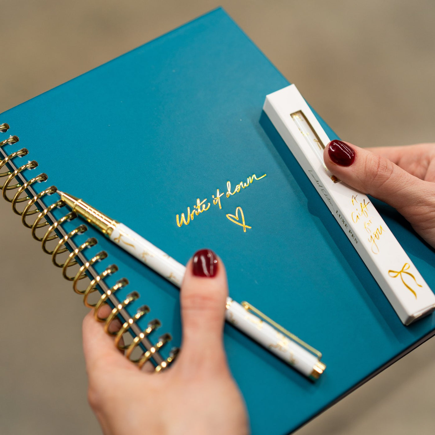 'Write it Down' A5 Notebook - Teal
