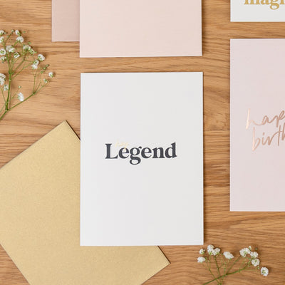 'Hey Legend' Greeting Card