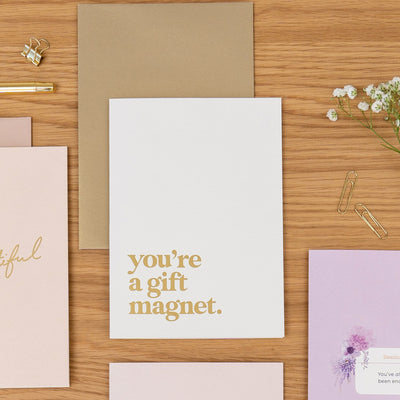 'Gift Magnet' Greeting Card