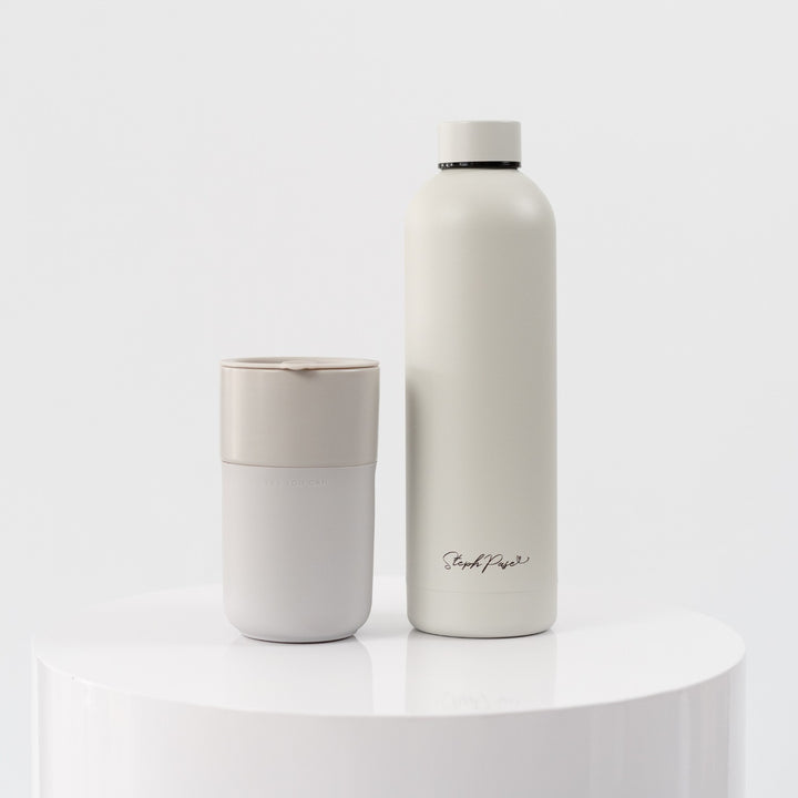 Insulated Bottle + Mug Set - Dove Grey