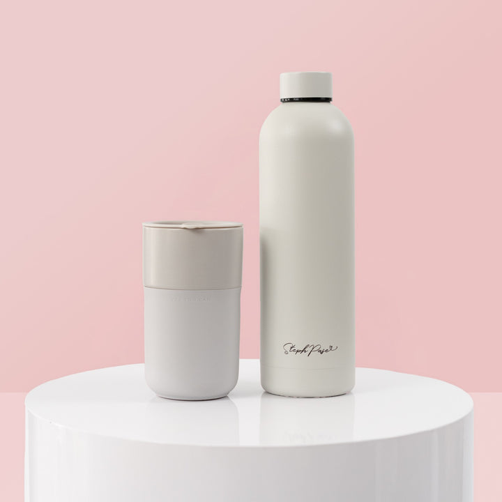 Insulated Bottle + Mug Set - Dove Grey