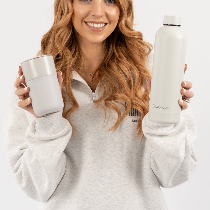 Insulated Bottle + Mug Set - Dove Grey