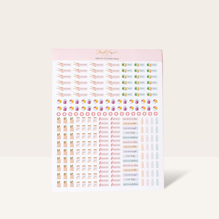 Health Sticker Pack