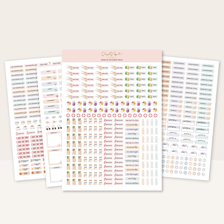 Health Sticker Pack