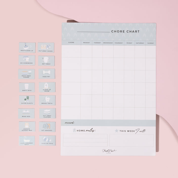 Kids Chore Chart Magnet SAGE