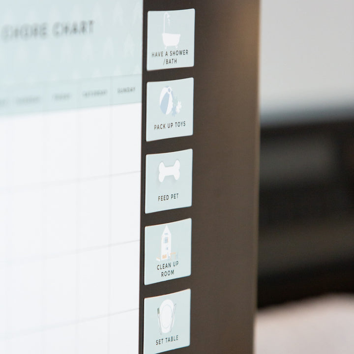 Kids Chore Chart Magnet SAGE