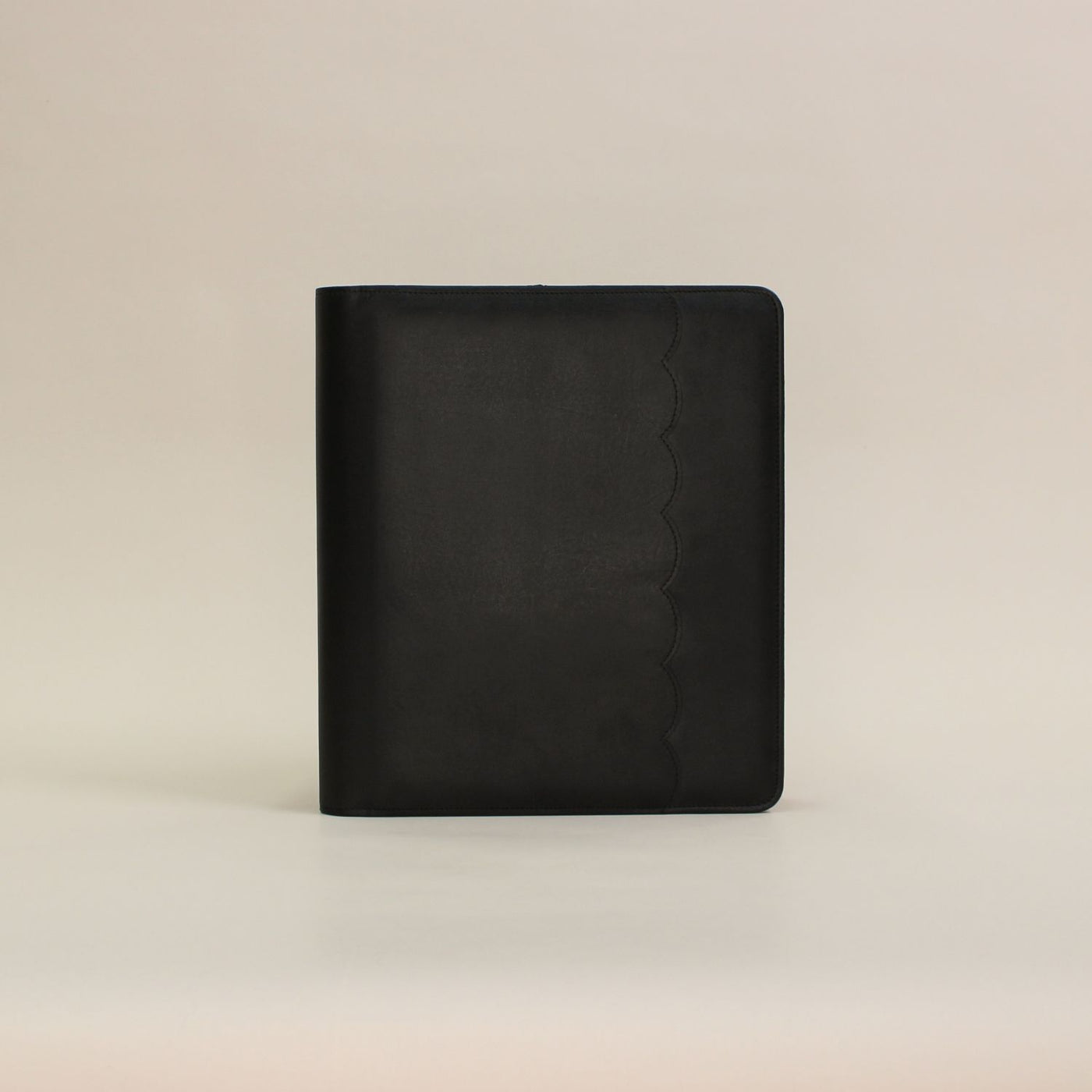 Luxe Zip-up Planner Folio - Black - Large
