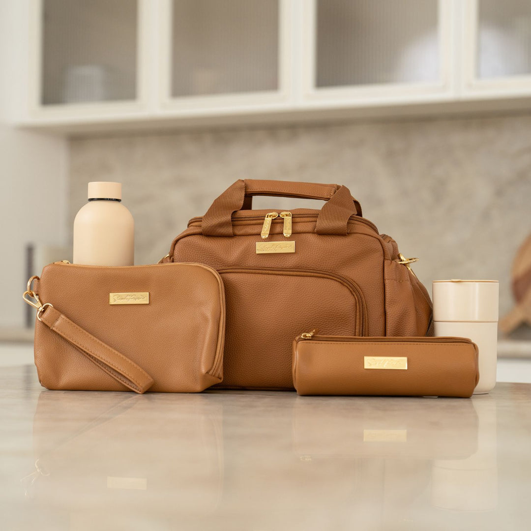 Luxe Insulated Lunch Bag - Tan