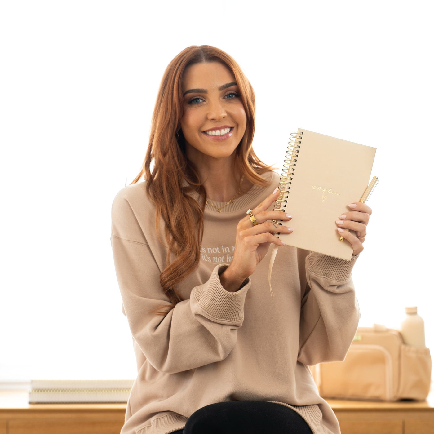 Write it Down Notebook - Beige