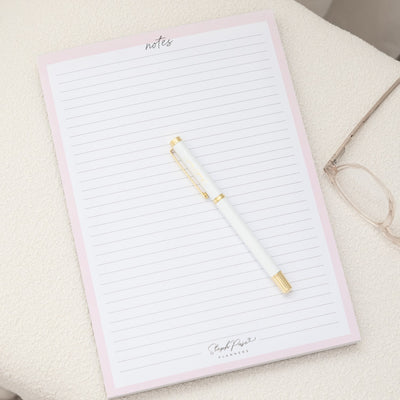 'Notes' Lined A5 Notepad