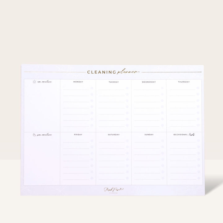 Cleaning Schedule Magnet - Grey