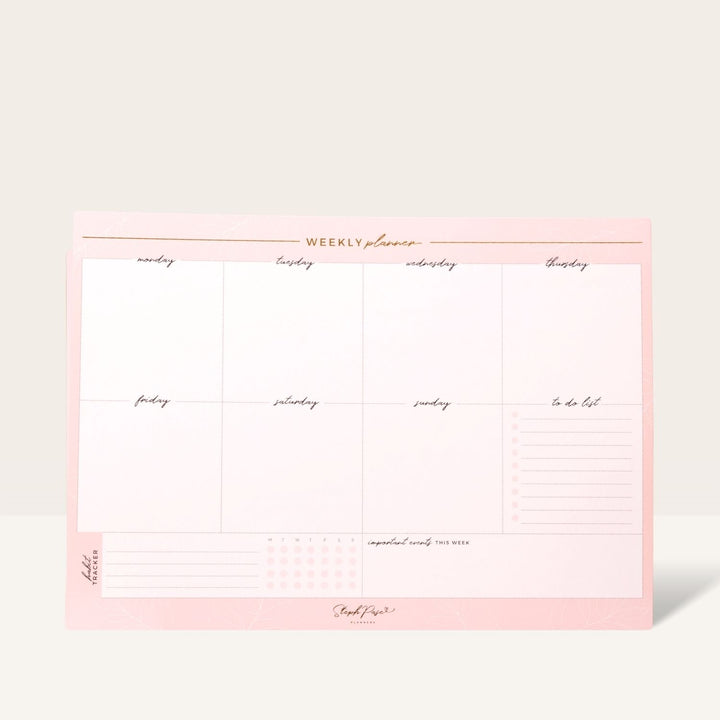 Weekly Planner Magnet - Blush Pink