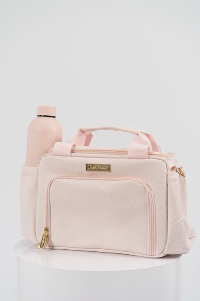 Refresh + Refuel Duo: Insulated 750ml Bottle and Luxe Lunch Bag - Blush