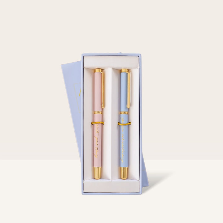 Positivity Pens - Blush + Periwinkle 2 Pack