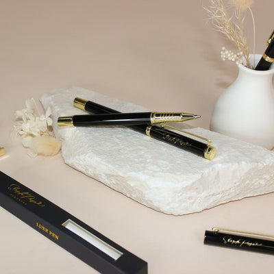 The Essential Pen  - Black + Gold