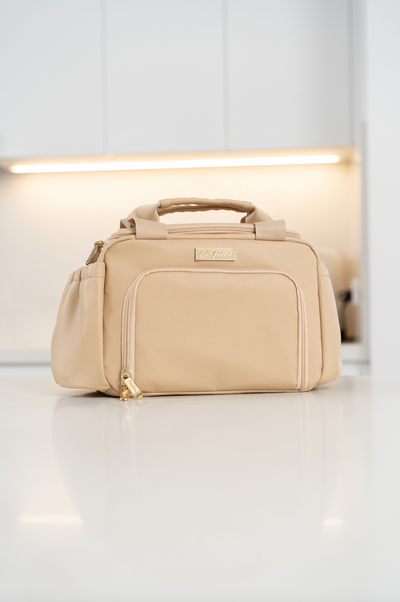 Luxe Insulated Lunch Bag - Beige