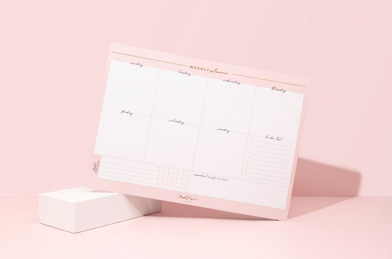 Blush Weekly Planner Magnet