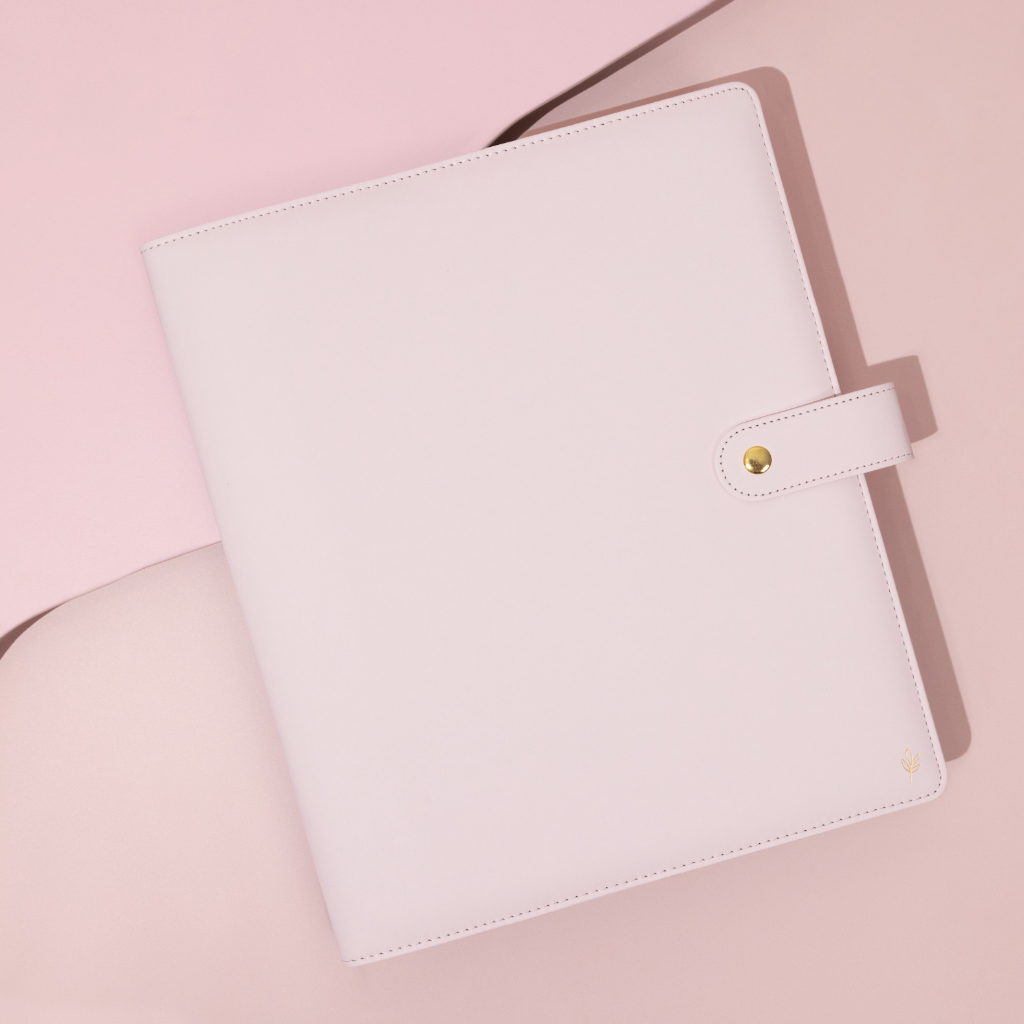 Blush Leather Planner Cover (Business & Teacher)