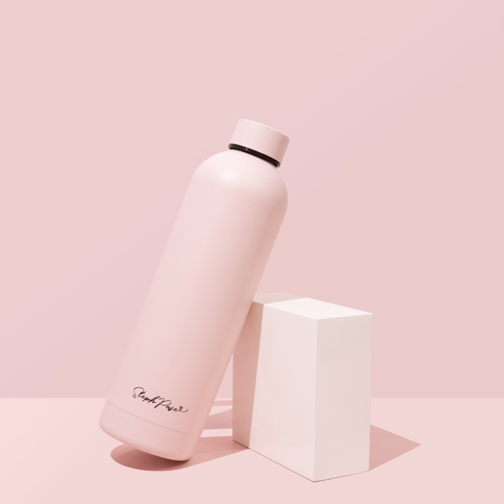 Insulated Water Drink Bottle 750ml Blush