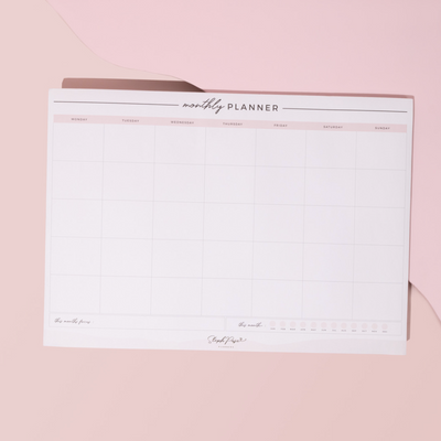 Monthly Desktop Planner