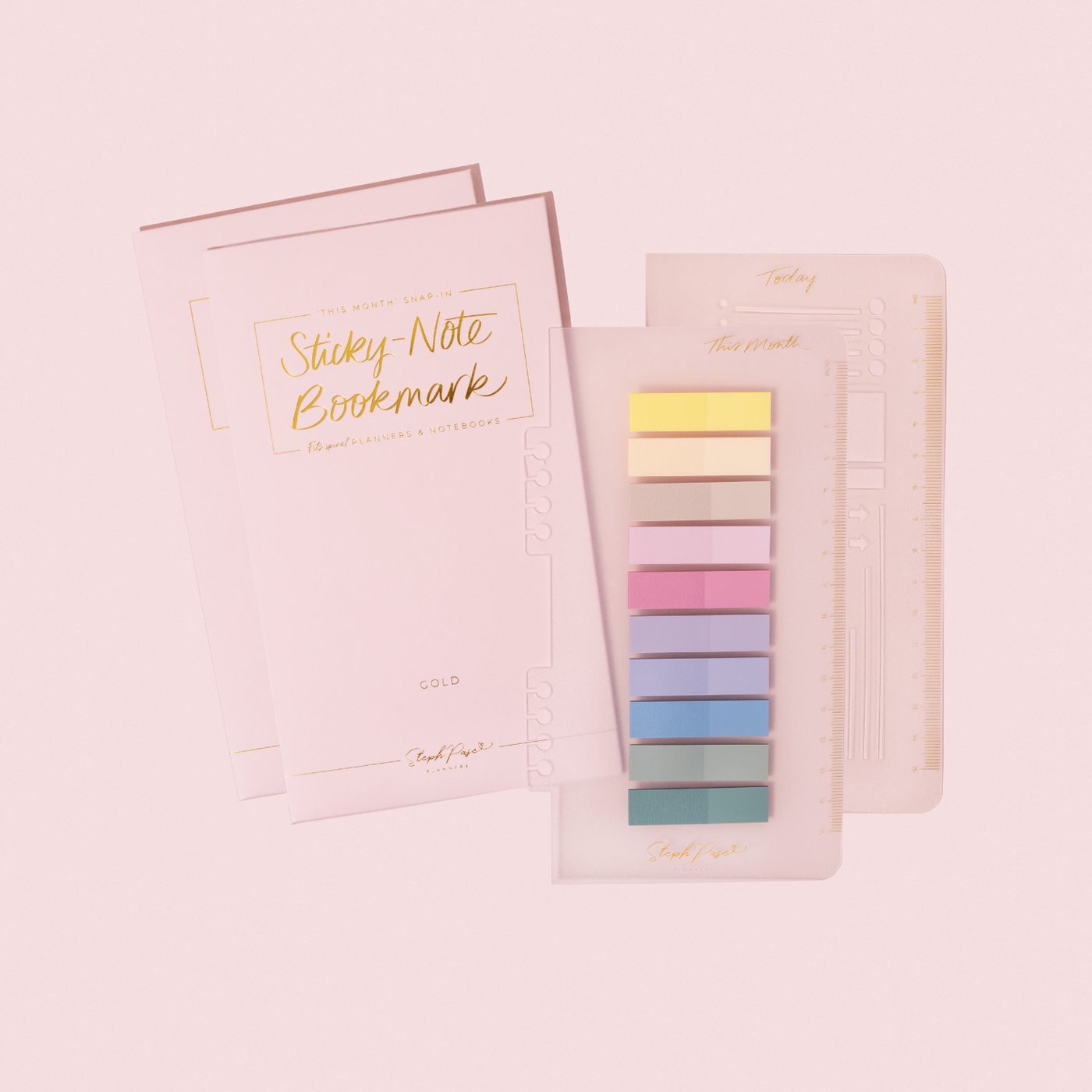 Snap-in Bookmark Set - 2 Pack - Yellow Gold