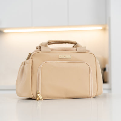 Luxe Insulated Lunch Bag - Beige