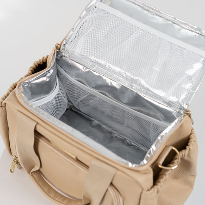 Luxe Insulated Lunch Bag - Beige