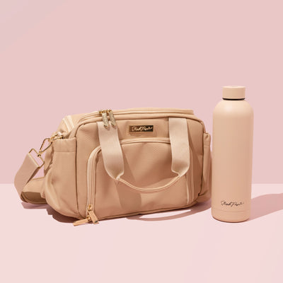 Luxe Insulated Lunch Bag - Beige