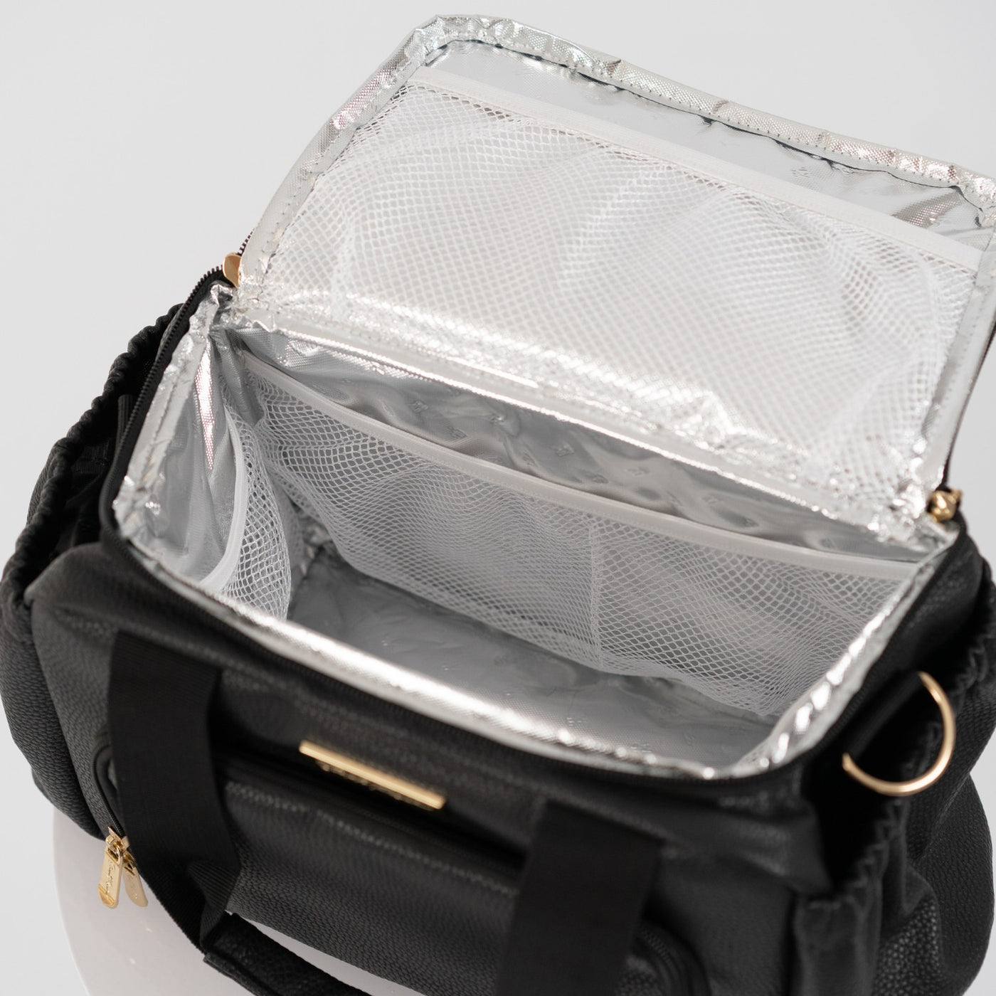 *Imperfect* - Luxe Insulated Lunch Bag - Black