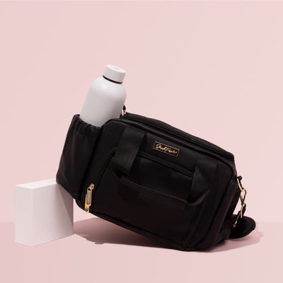 *Imperfect* - Luxe Insulated Lunch Bag - Black