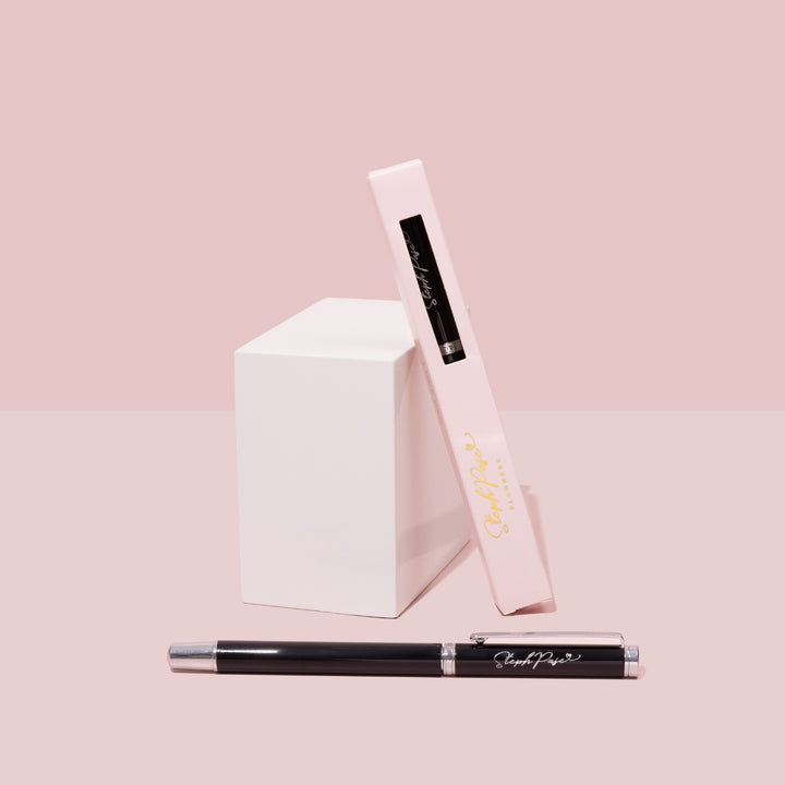 The Essential  Pen - Black w/ Silver