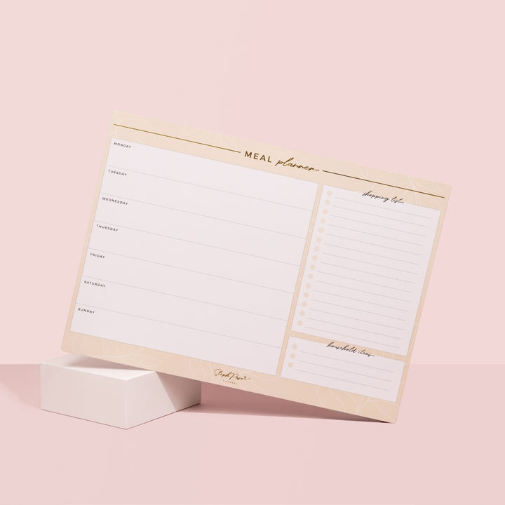 Meal Planner Magnet - Beige