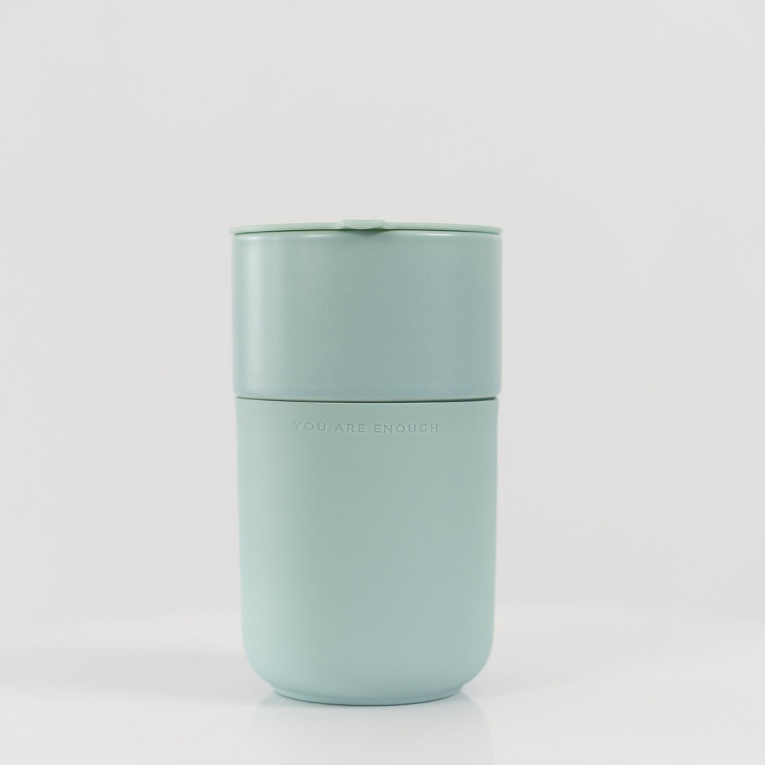 Inspirational Travel Mug - Duck Egg Blue