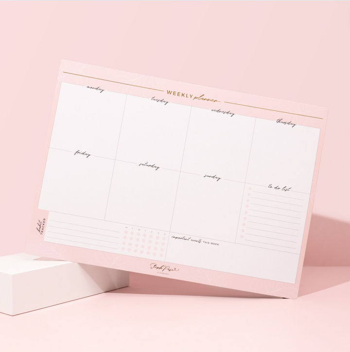 Weekly Planner Magnet - Blush