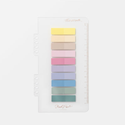 Snap-in 'This Month' Sticky Note Bookmark - Rose Gold