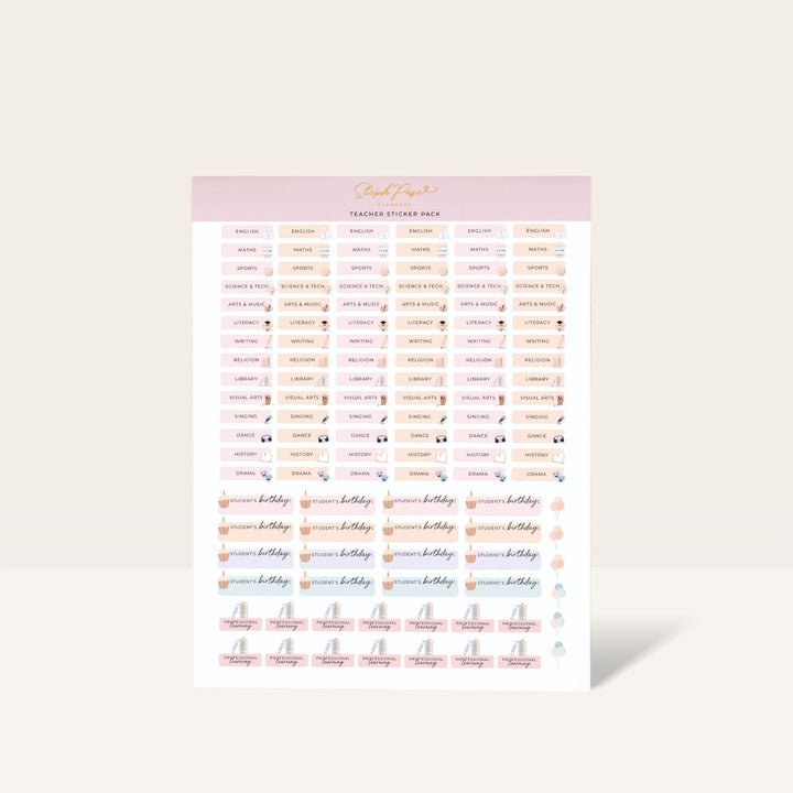 Teacher Sticker Pack