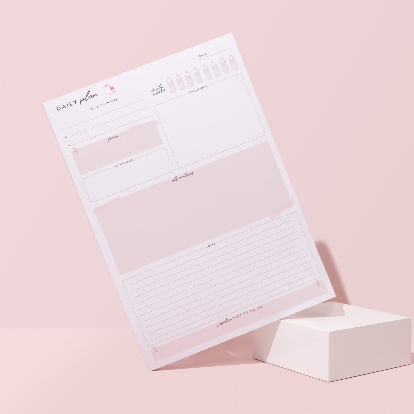 Teacher Daily Plan A4 Notepad
