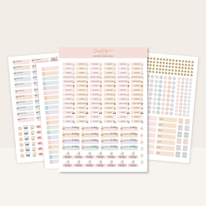 Teacher Sticker Pack