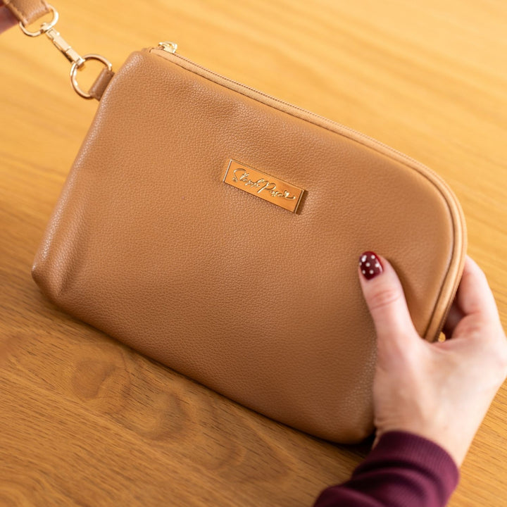 Tech &amp; Life Organiser Pouch - Tan