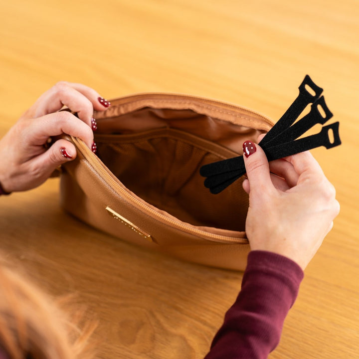Tech &amp; Life Organiser Pouch - Tan