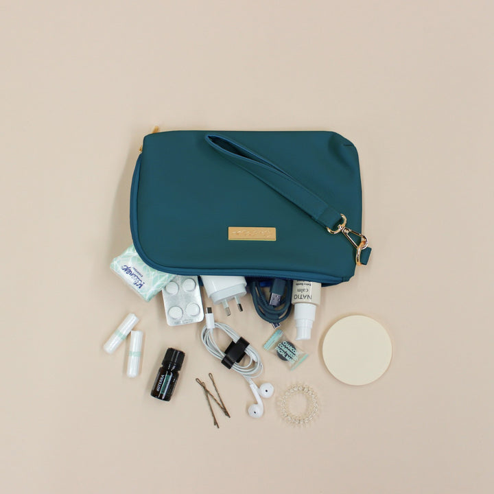 Tech &amp; Life Organiser Pouch - Teal