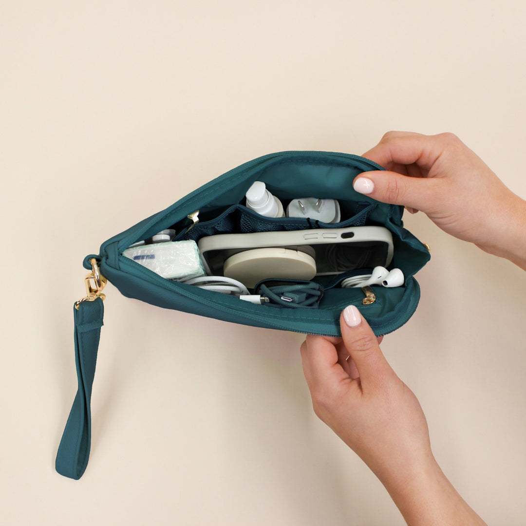 Tech &amp; Life Organiser Pouch - Teal