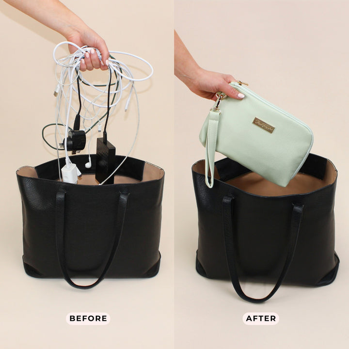 Tech &amp; Life Organiser Pouch - Sage