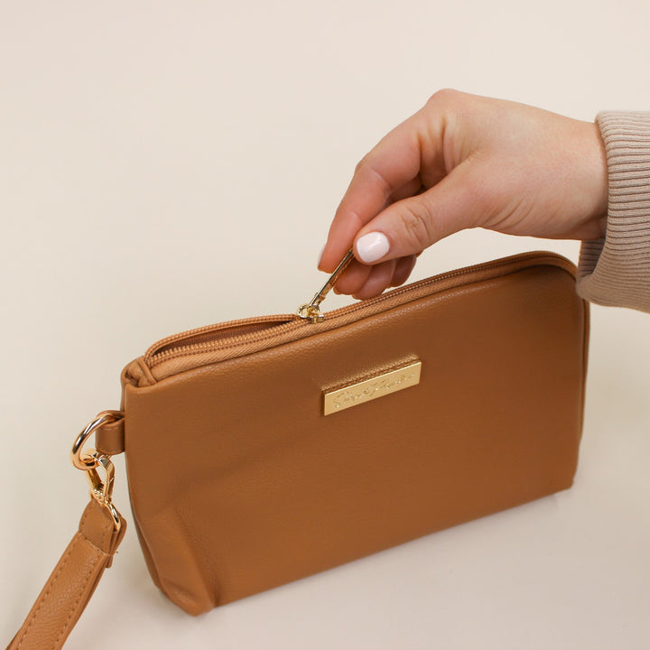 Tech &amp; Life Organiser Pouch - Tan